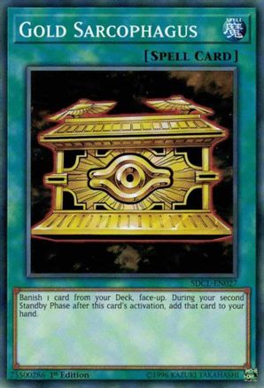 Gold Sarcophagus (SDCL-EN027) - Structure Deck: Cyberse Link 1st Edition - Premium Yugioh Single from Konami - Just $0.08! Shop now at Game Crave Tournament Store