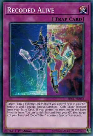 Recoded Alive (SDCL-EN032) - Structure Deck: Cyberse Link 1st Edition - Premium Yugioh Single from Konami - Just $0.25! Shop now at Game Crave Tournament Store