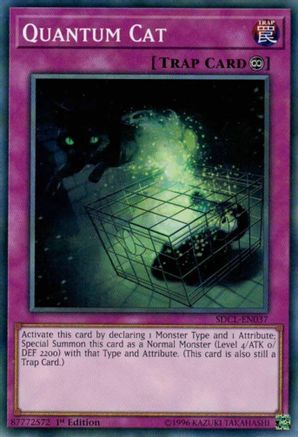 Quantum Cat (SDCL-EN037) - Structure Deck: Cyberse Link 1st Edition - Premium Yugioh Single from Konami - Just $0.25! Shop now at Game Crave Tournament Store