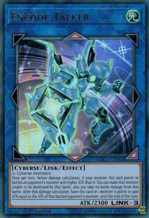 Encode Talker (SDCL-EN041) - Structure Deck: Cyberse Link 1st Edition - Premium Yugioh Single from Konami - Just $0.25! Shop now at Game Crave Tournament Store