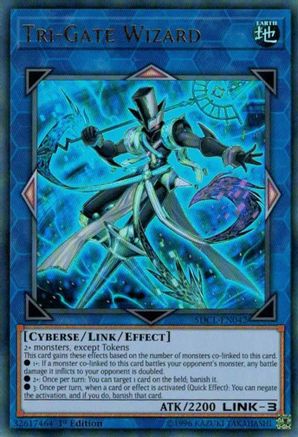Tri-Gate Wizard (SDCL-EN042) - Structure Deck: Cyberse Link 1st Edition - Premium Yugioh Single from Konami - Just $0.37! Shop now at Game Crave Tournament Store