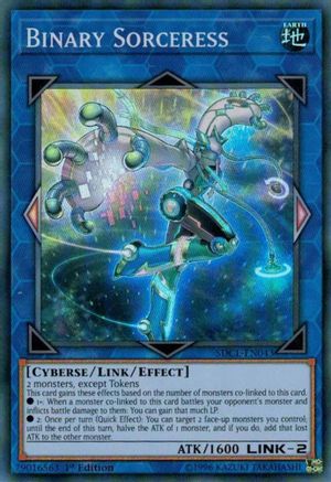 Binary Sorceress (SDCL-EN043) - Structure Deck: Cyberse Link 1st Edition - Premium Yugioh Single from Konami - Just $0.25! Shop now at Game Crave Tournament Store