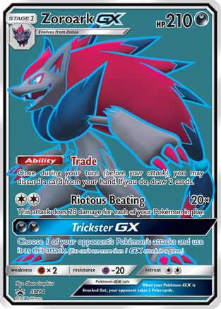 Zoroark-GX SM84/248 - SM Black Star Promos Holofoil - Premium Pokemon Single from Nintendo - Just $1.88! Shop now at Game Crave Tournament Store