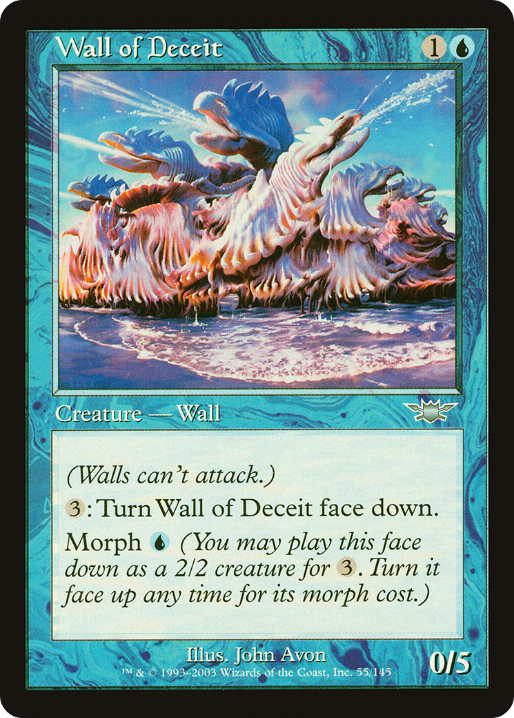 Wall of Deceit (LGN-055) - Legions Foil - Premium MTG Single from Wizards of the Coast - Just $0.31! Shop now at Game Crave Tournament Store