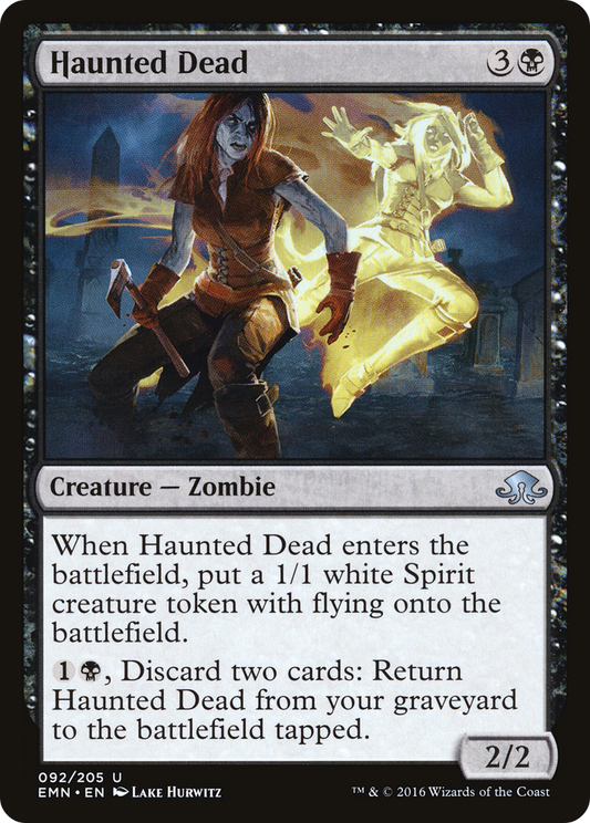 Haunted Dead (EMN-092) - Eldritch Moon - Premium MTG Single from Wizards of the Coast - Just $0.08! Shop now at Game Crave Tournament Store