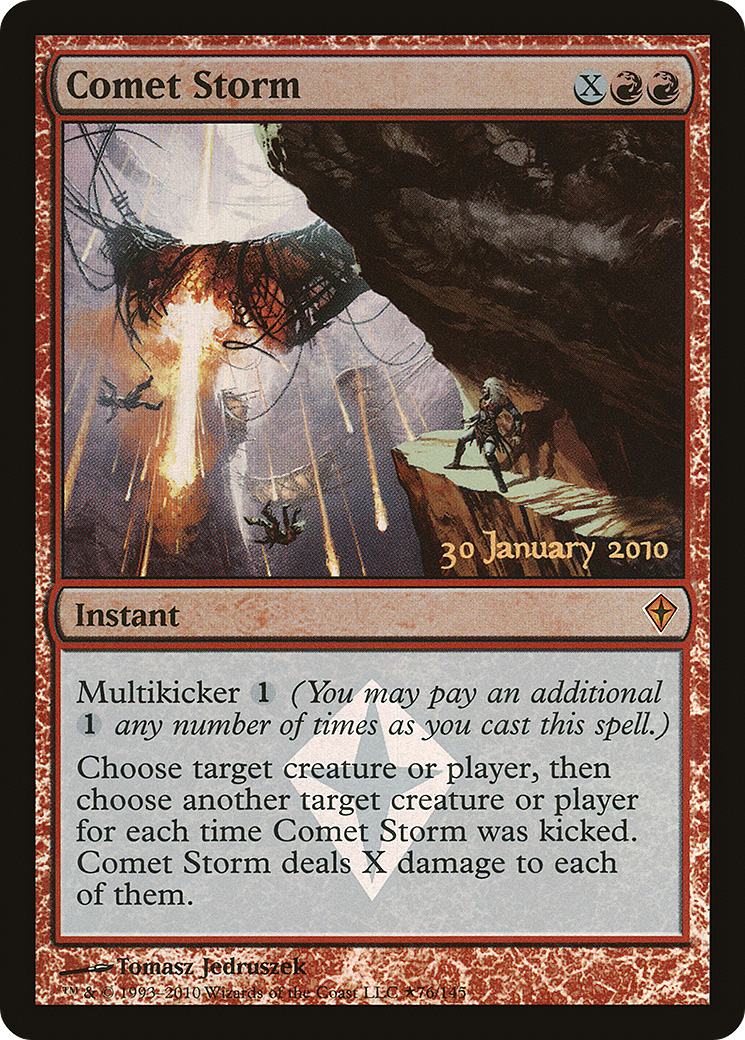 Comet Storm (PWWK-76★) - Worldwake Promos Foil - Premium MTG Single from Wizards of the Coast - Just $2.71! Shop now at Game Crave Tournament Store