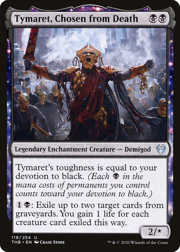 Tymaret, Chosen from Death (THB-119) - Theros Beyond Death: (nyxtouched) Foil - Premium MTG Single from Wizards of the Coast - Just $0.25! Shop now at Game Crave Tournament Store