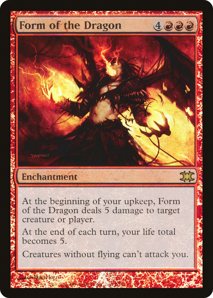 Form of the Dragon (DRB-007) - From the Vault: Dragons Foil - Premium MTG Single from Wizards of the Coast - Just $3.39! Shop now at Game Crave Tournament Store
