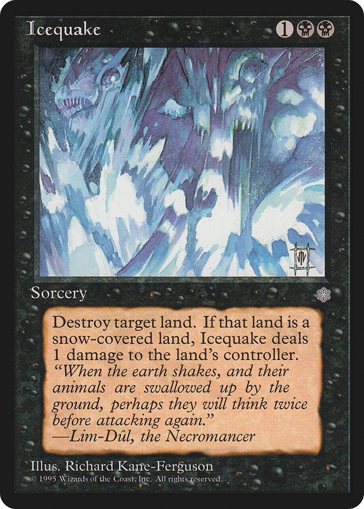Icequake (ICE-134) - Ice Age - Premium MTG Single from Wizards of the Coast - Just $0.38! Shop now at Game Crave Tournament Store