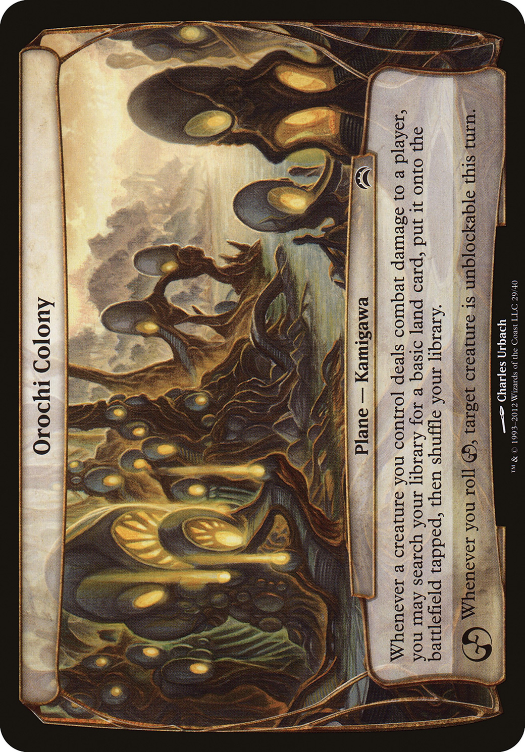 Orochi Colony (OPC2-029) - Planechase 2012 Planes - Premium MTG Single from Wizards of the Coast - Just $1.28! Shop now at Game Crave Tournament Store