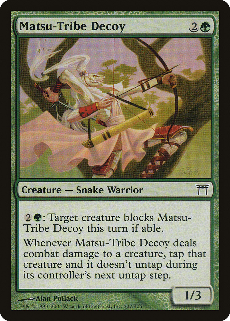 Matsu-Tribe Decoy (CHK-227) - Champions of Kamigawa Foil - Premium MTG Single from Wizards of the Coast - Just $0.30! Shop now at Game Crave Tournament Store