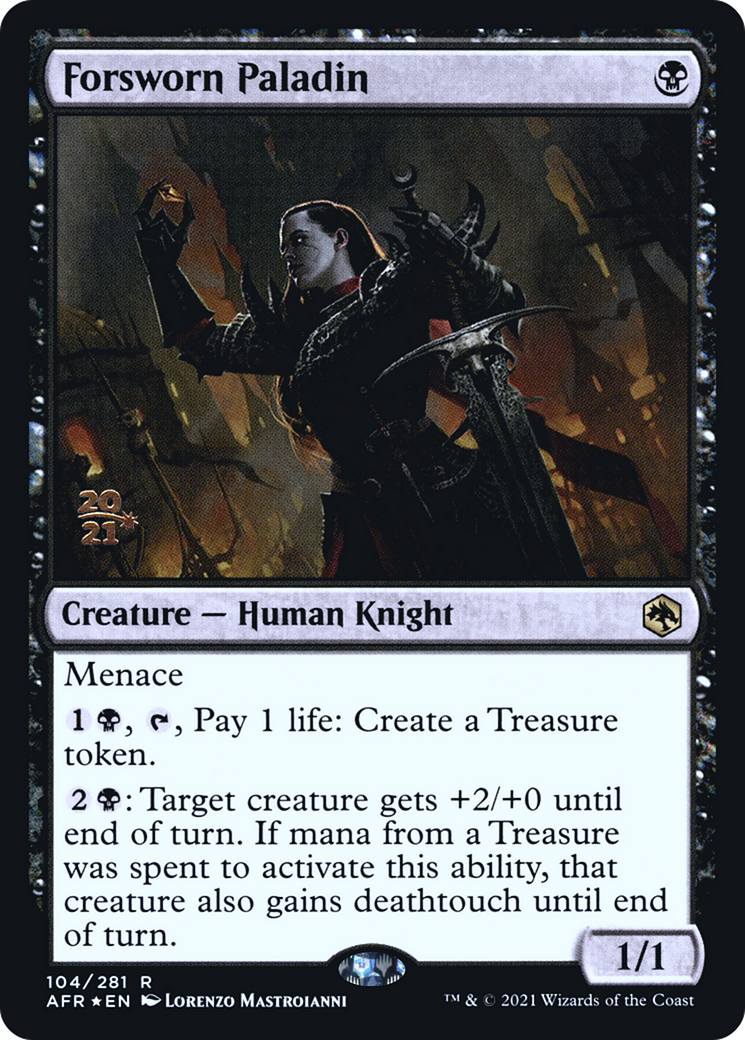 Forsworn Paladin (PAFR-104S) - Adventures in the Forgotten Realms Promos Foil - Premium MTG Single from Wizards of the Coast - Just $0.94! Shop now at Game Crave Tournament Store