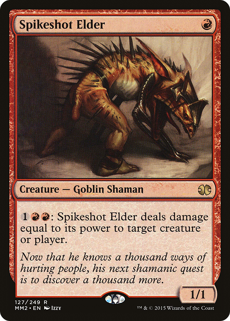 Spikeshot Elder (MM2-127) - Modern Masters 2015 - Premium MTG Single from Wizards of the Coast - Just $0.08! Shop now at Game Crave Tournament Store