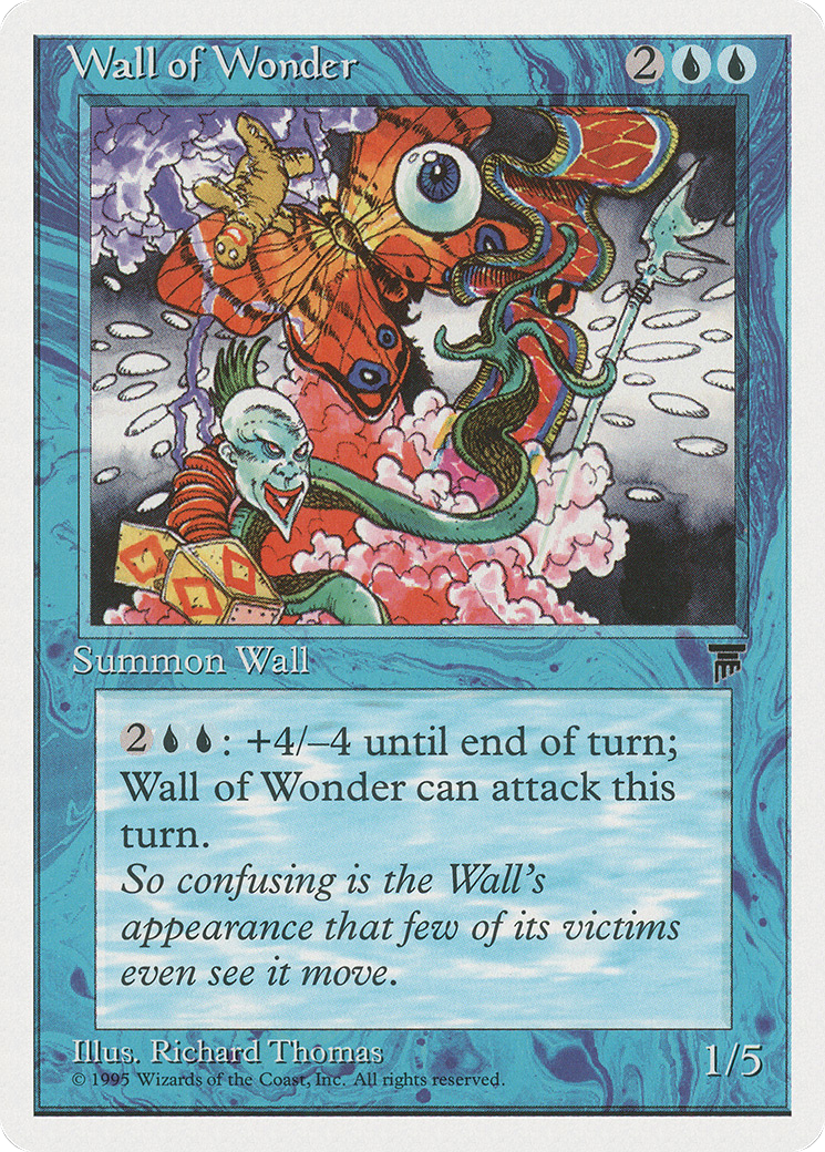 Wall of Wonder (CHR-028) - Chronicles - Premium MTG Single from Wizards of the Coast - Just $0.25! Shop now at Game Crave Tournament Store