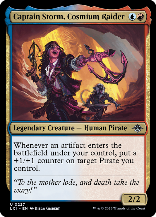 Captain Storm, Cosmium Raider (LCI-227) - The Lost Caverns of Ixalan - Premium MTG Single from Wizards of the Coast - Just $0.08! Shop now at Game Crave Tournament Store