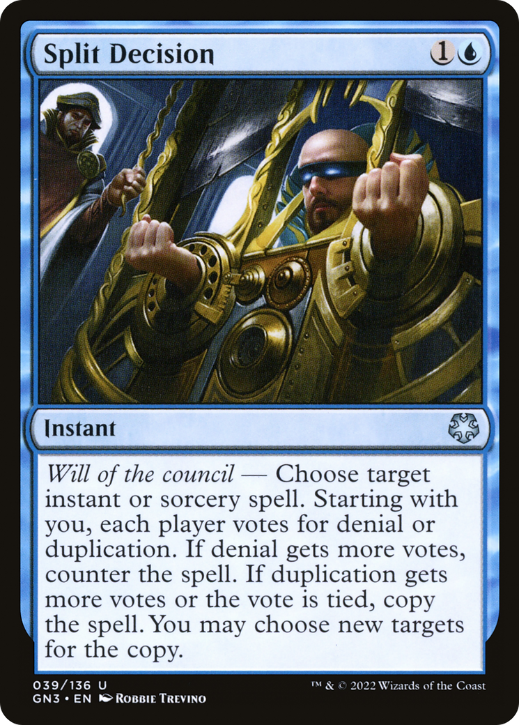 Split Decision (GN3-039) - Game Night: Free-for-All - Premium MTG Single from Wizards of the Coast - Just $0.26! Shop now at Game Crave Tournament Store