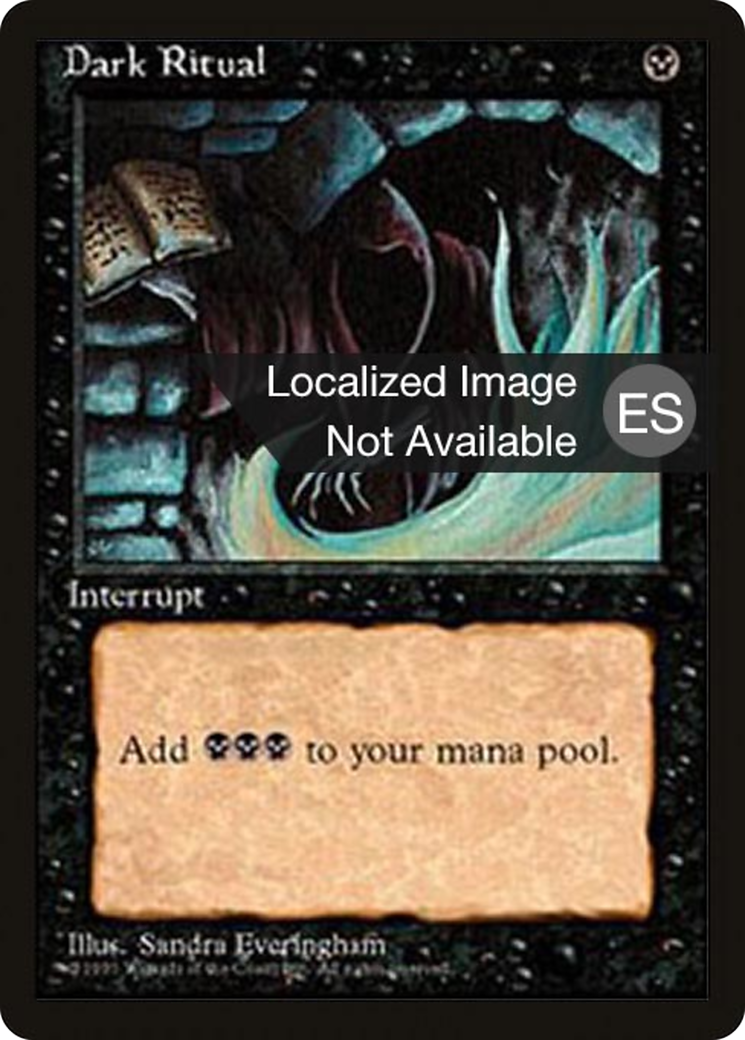 Dark Ritual (4BB-129) - Fourth Edition Foreign Black Border - Premium MTG Single from Wizards of the Coast - Just $5.96! Shop now at Game Crave Tournament Store
