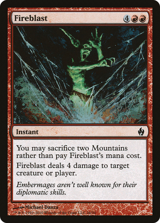Fireblast (PD2-026) - Premium Deck Series: Fire and Lightning Foil - Premium MTG Single from Wizards of the Coast - Just $0.13! Shop now at Game Crave Tournament Store