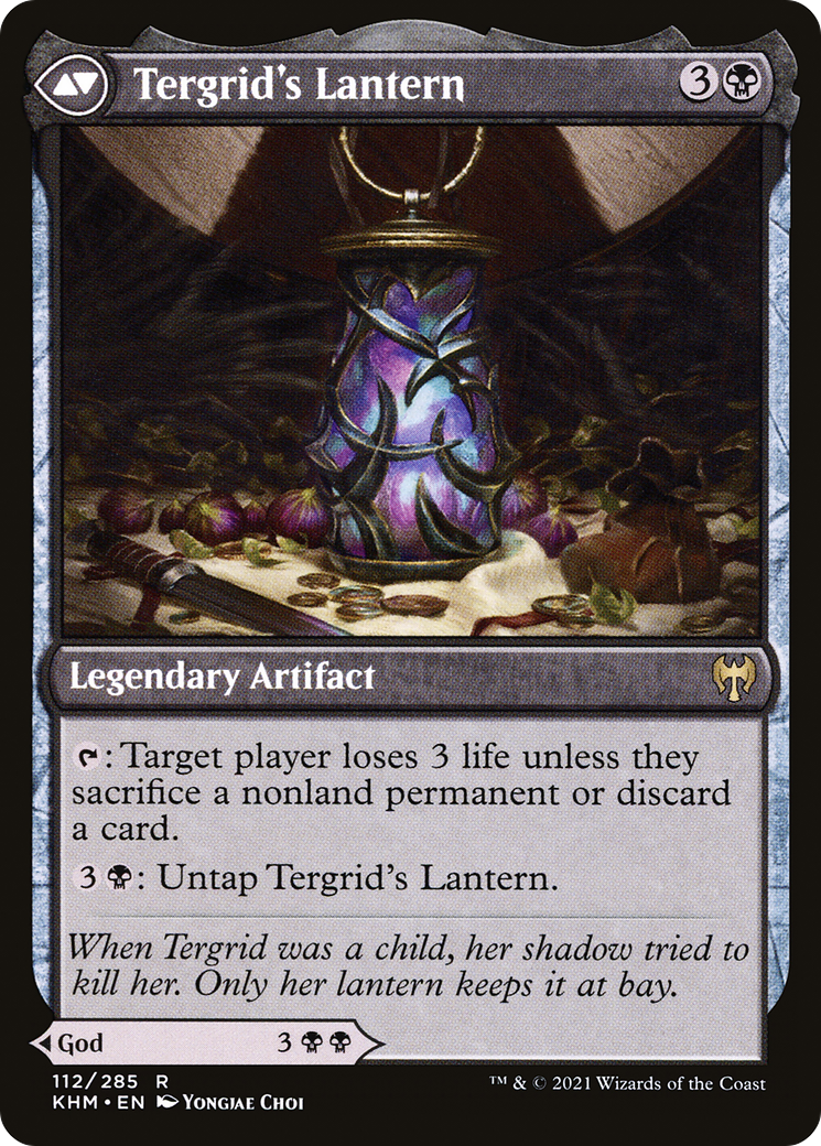 Tergrid, God of Fright // Tergrid's Lantern (KHM-112) - Kaldheim Foil - Premium MTG Single from Wizards of the Coast - Just $2.82! Shop now at Game Crave Tournament Store