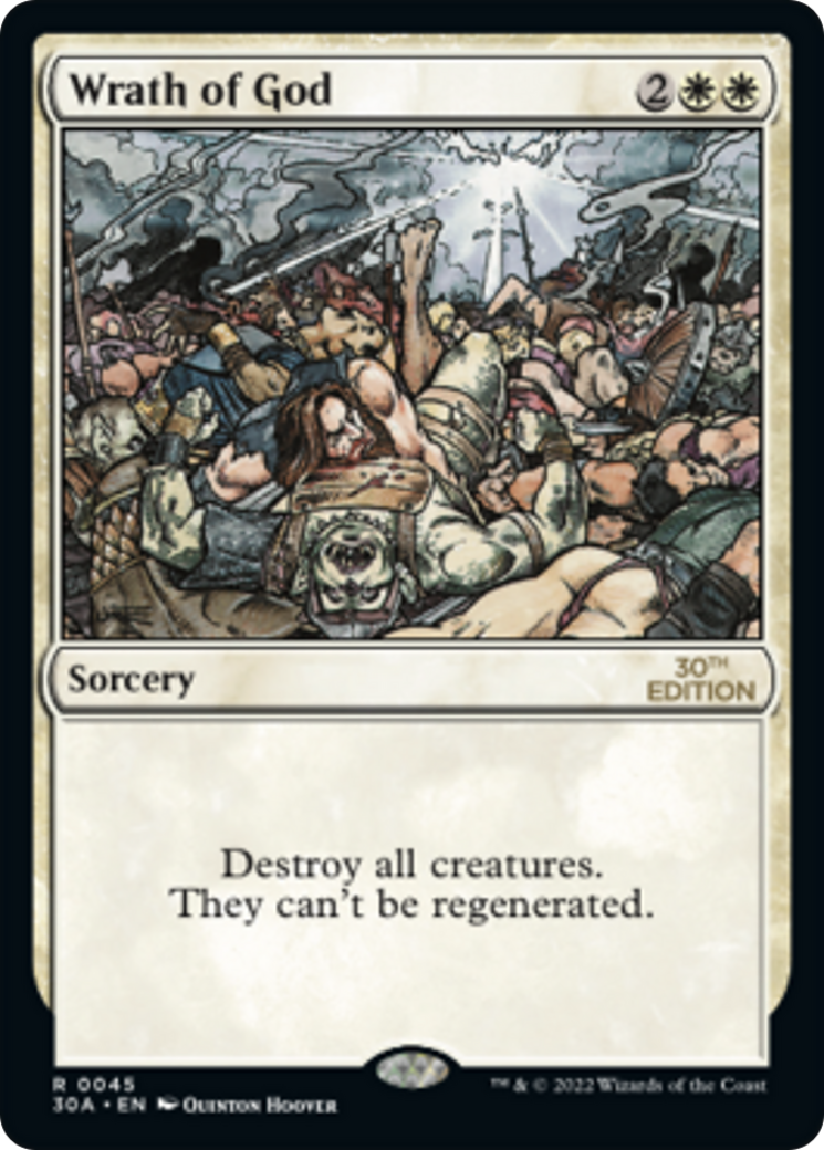Wrath of God (30A-045) - 30th Anniversary Edition - Premium MTG Single from Wizards of the Coast - Just $30.78! Shop now at Game Crave Tournament Store