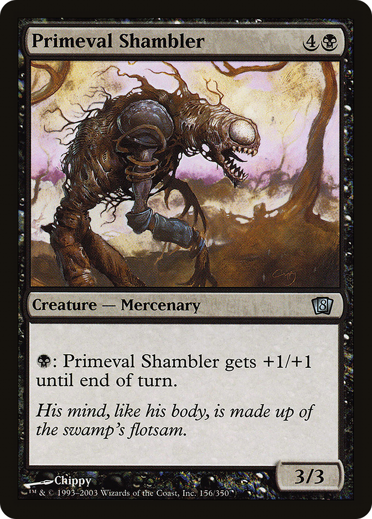 Primeval Shambler (8ED-156★) - Eighth Edition Foil - Premium MTG Single from Wizards of the Coast - Just $0.36! Shop now at Game Crave Tournament Store