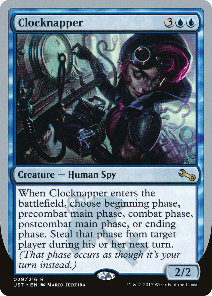 Clocknapper (UST-029) - Unstable Foil - Premium MTG Single from Wizards of the Coast - Just $0.11! Shop now at Game Crave Tournament Store