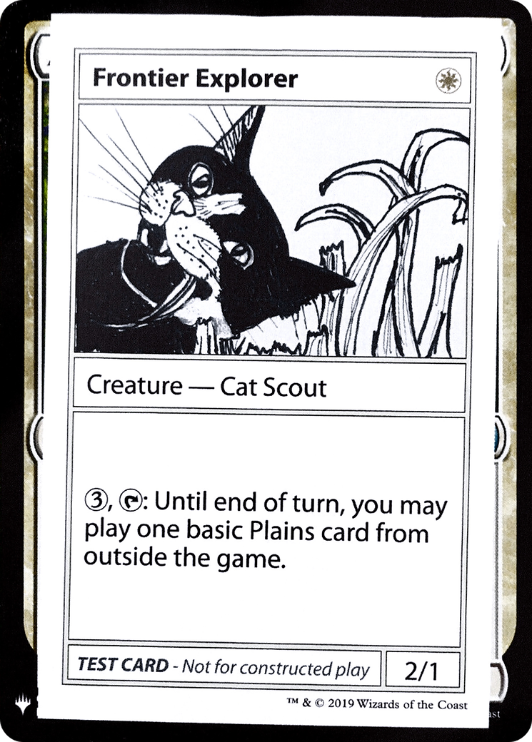 Frontier Explorer (CMB1-006) - Mystery Booster Playtest Cards 2019 - Premium MTG Single from Wizards of the Coast - Just $0.25! Shop now at Game Crave Tournament Store