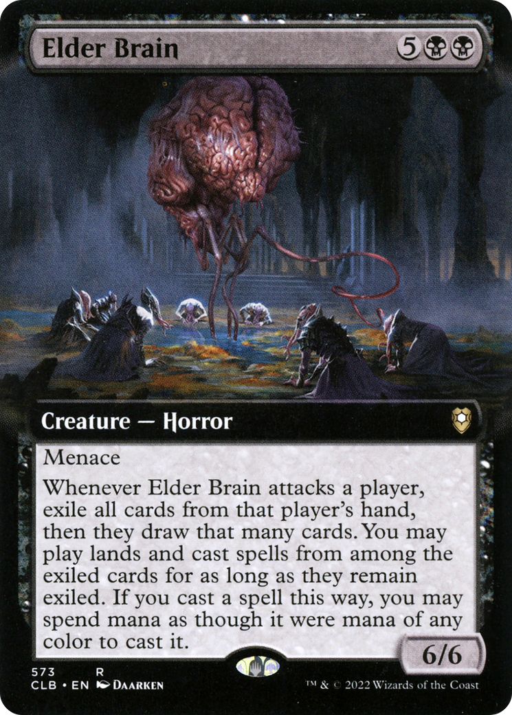 Elder Brain (CLB-573) - Commander Legends: Battle for Baldur's Gate: (Extended Art) - Premium MTG Single from Wizards of the Coast - Just $0.16! Shop now at Game Crave Tournament Store