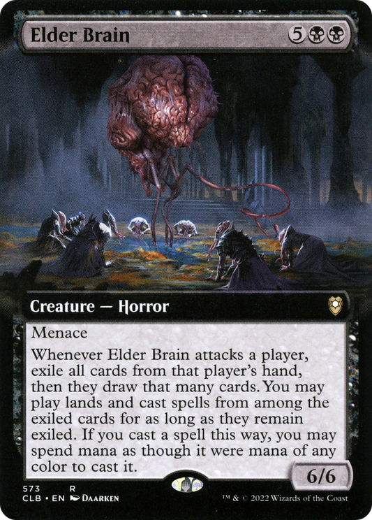 Elder Brain (CLB-573) - Commander Legends: Battle for Baldur's Gate: (Extended Art) Foil - Premium MTG Single from Wizards of the Coast - Just $0.10! Shop now at Game Crave Tournament Store