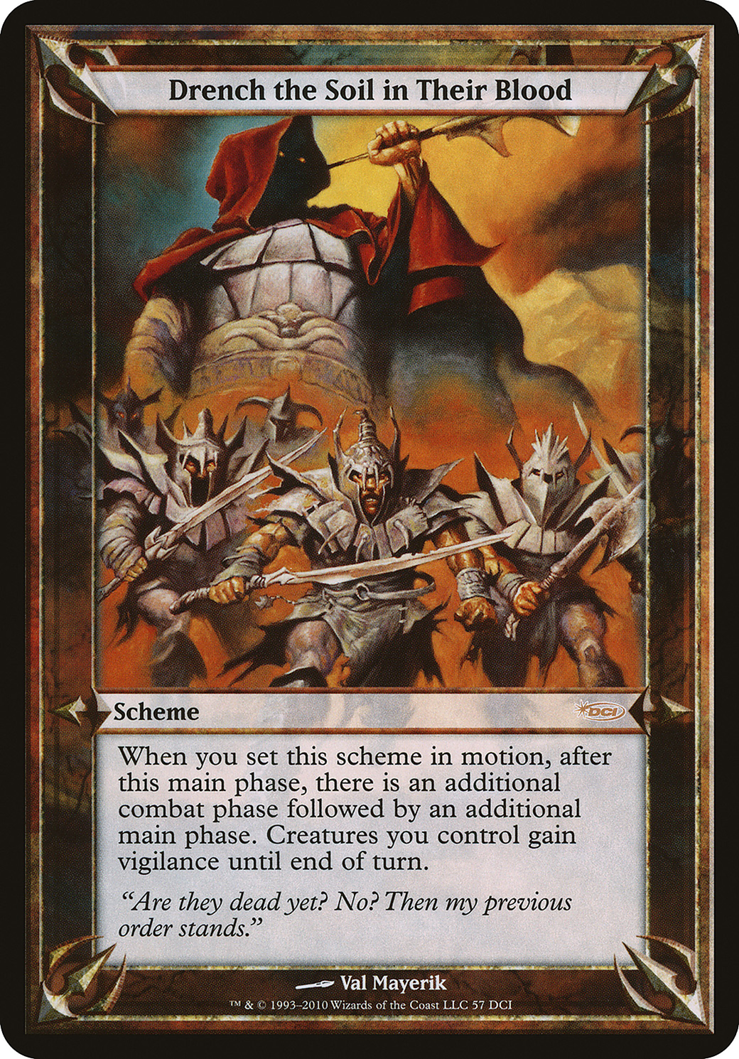 Drench the Soil in Their Blood (PDCI-057) - DCI Promos - Premium MTG Single from Wizards of the Coast - Just $0.75! Shop now at Game Crave Tournament Store