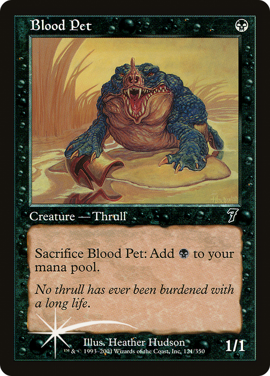 Blood Pet (7ED-121★) - Seventh Edition Foil - Premium MTG Single from Wizards of the Coast - Just $22.56! Shop now at Game Crave Tournament Store