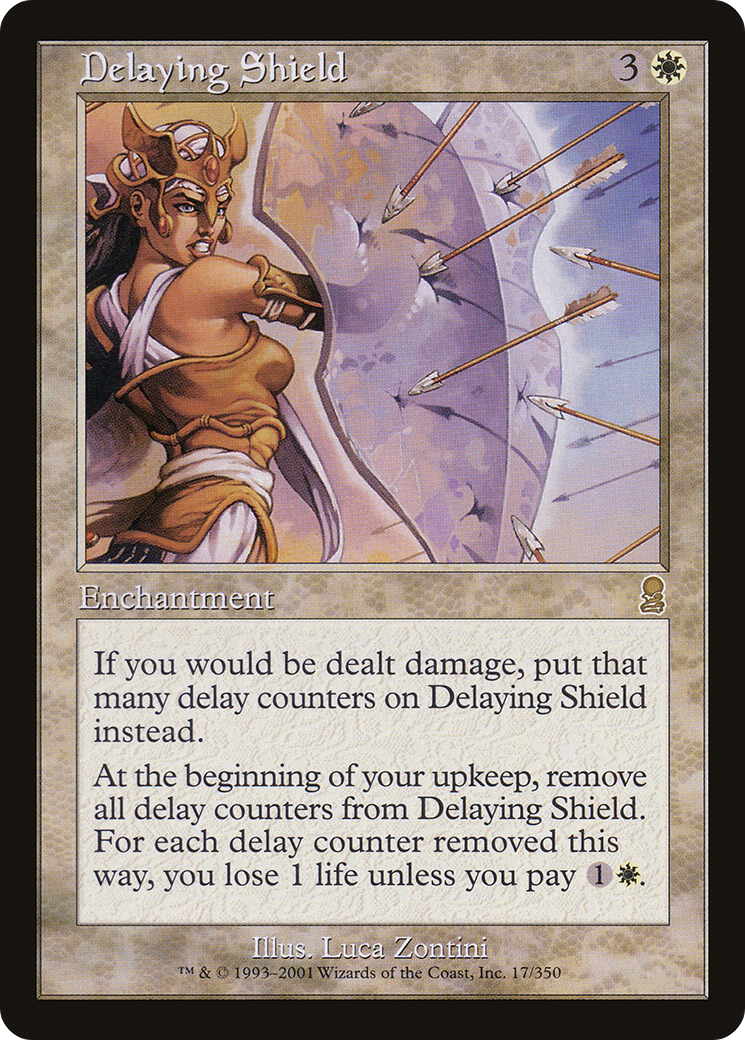Delaying Shield (ODY-017) - Odyssey - Premium MTG Single from Wizards of the Coast - Just $0.82! Shop now at Game Crave Tournament Store