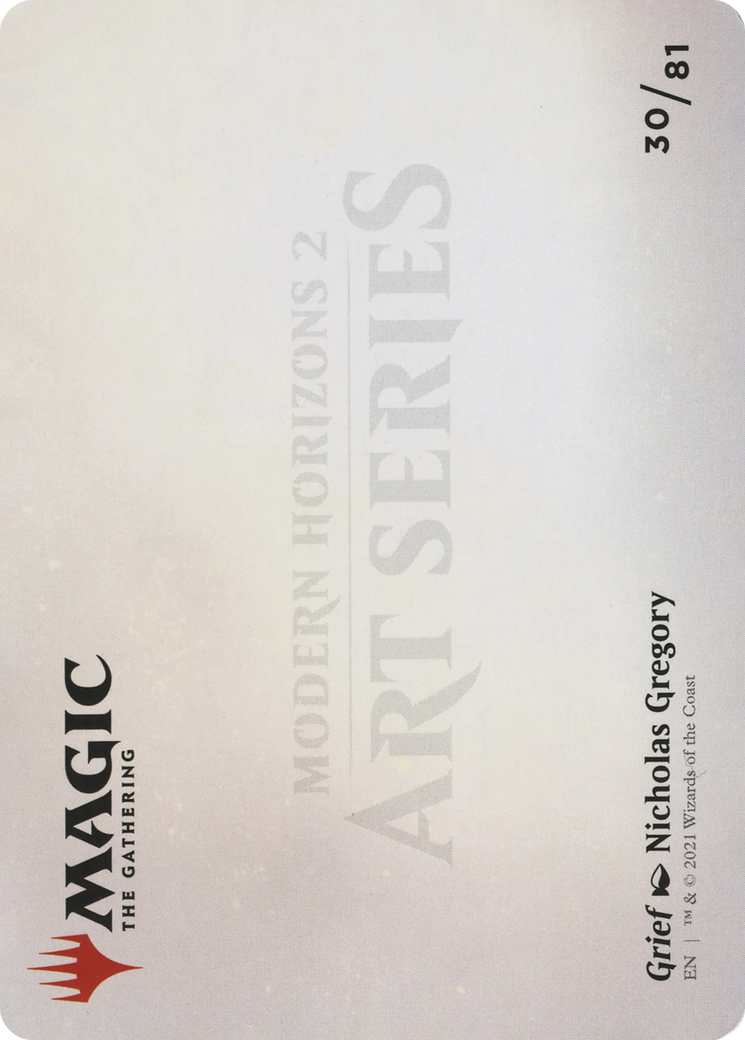 Grief // Grief (AMH2-030) - Modern Horizons 2 Art Series (Borderless) Foil - Premium MTG Single from Wizards of the Coast - Just $0! Shop now at Game Crave Tournament Store