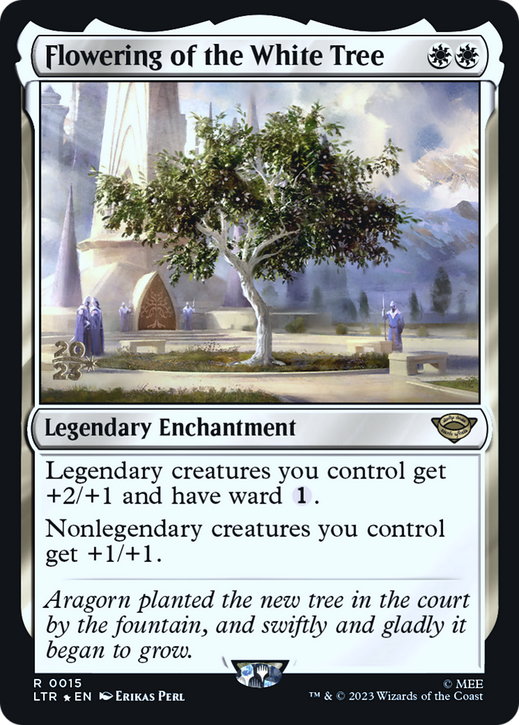 Flowering of the White Tree (PLTR-15S) - Tales of Middle-earth Promos Foil - Premium MTG Single from Wizards of the Coast - Just $2.06! Shop now at Game Crave Tournament Store