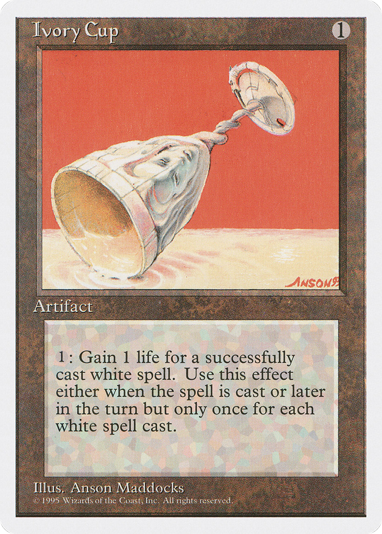 Ivory Cup (4ED-327) - Fourth Edition - Premium MTG Single from Wizards of the Coast - Just $0.08! Shop now at Game Crave Tournament Store