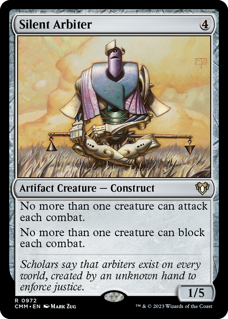 Silent Arbiter (CMM-972) - Commander Masters - Premium MTG Single from Wizards of the Coast - Just $1.80! Shop now at Game Crave Tournament Store