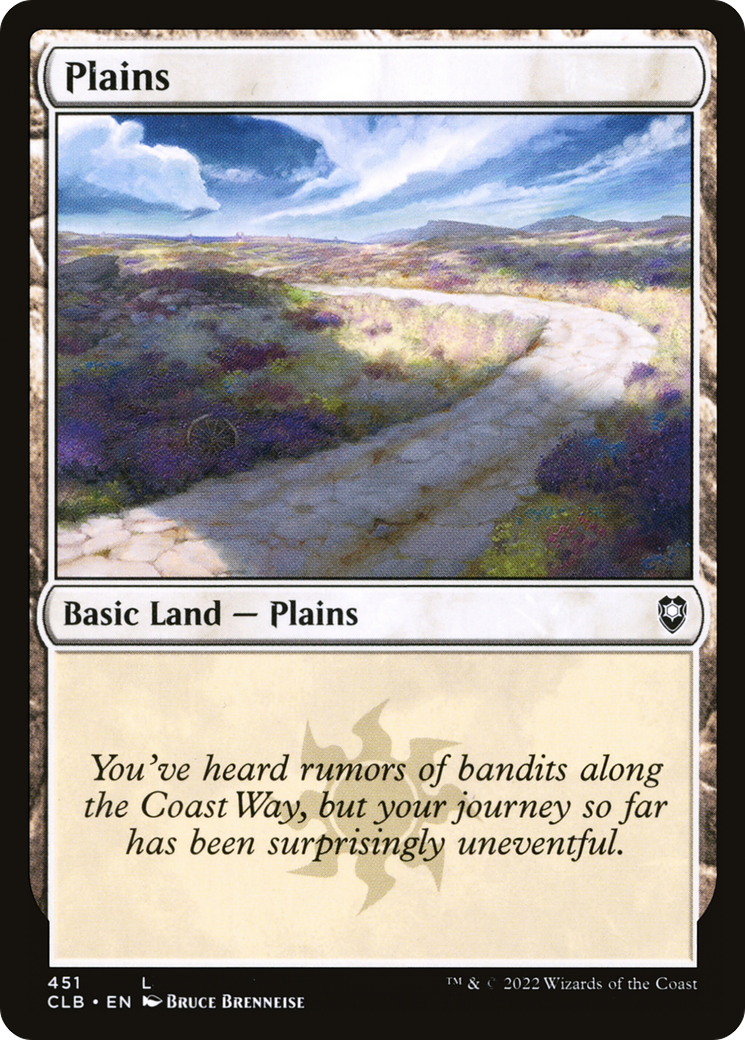 Plains (CLB-451) - Commander Legends: Battle for Baldur's Gate Foil - Premium MTG Single from Wizards of the Coast - Just $0.25! Shop now at Game Crave Tournament Store