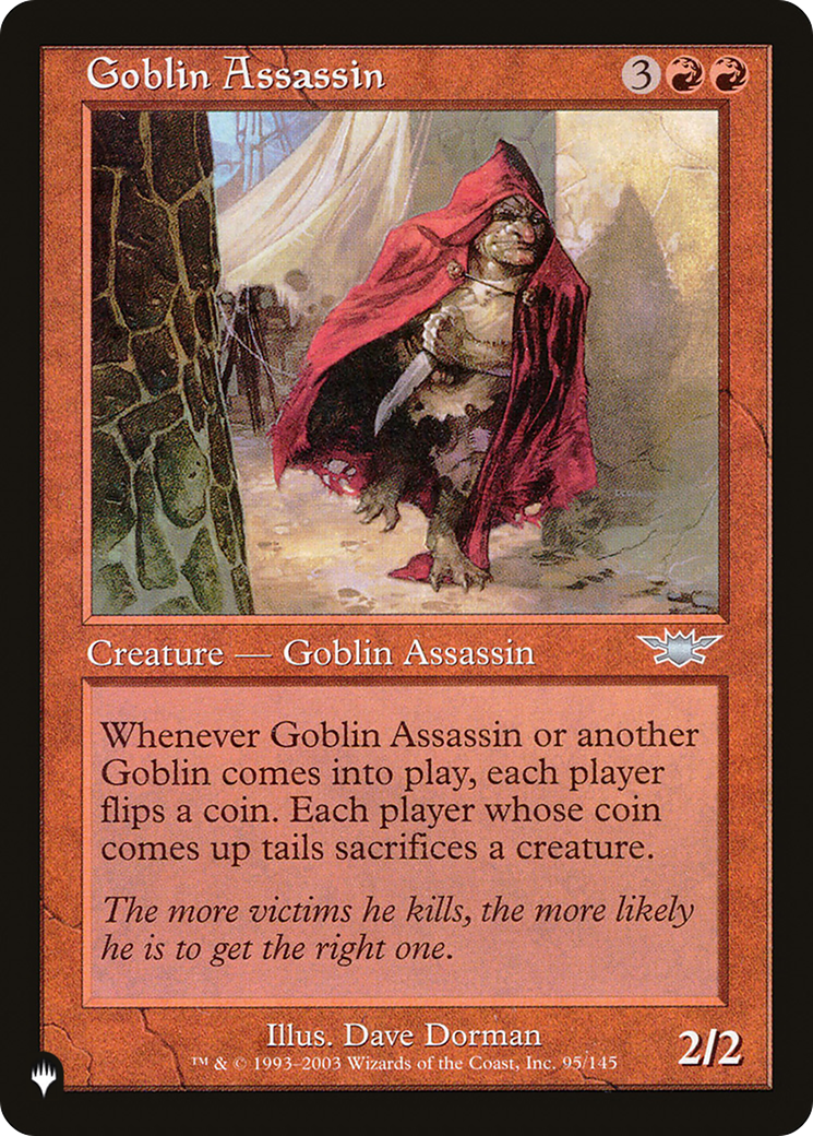 Goblin Assassin (PLIST-425) - The List - Premium MTG Single from Wizards of the Coast - Just $0.10! Shop now at Game Crave Tournament Store