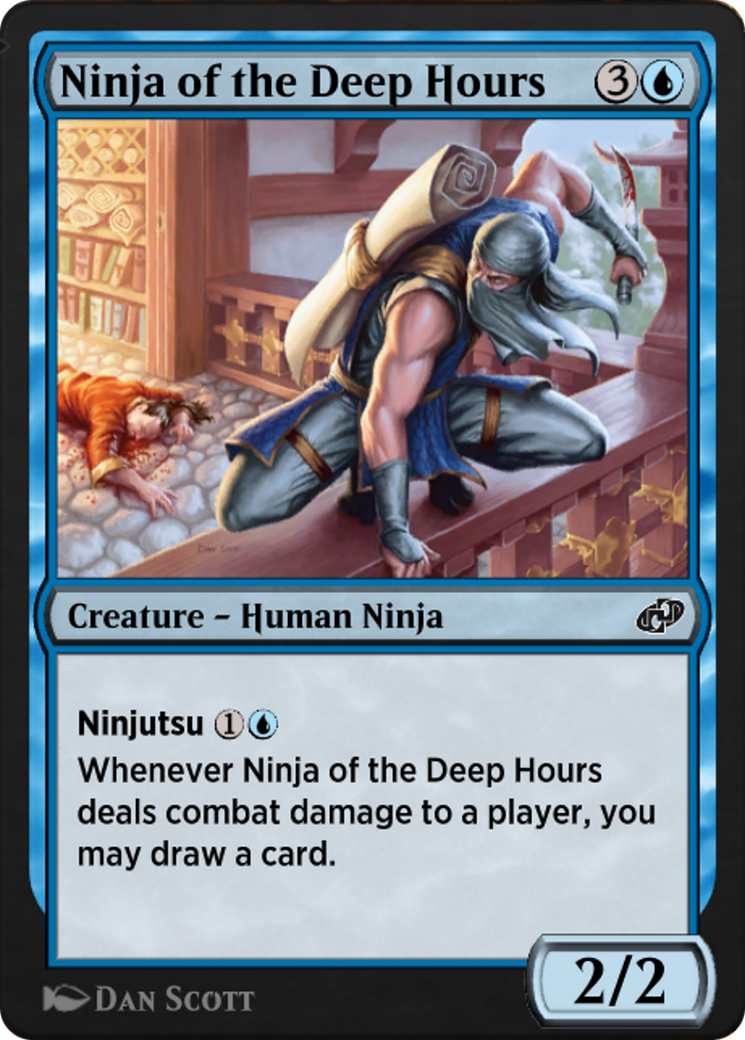 Ninja of the Deep Hours (J21-223) - Jumpstart: Historic Horizons - Premium MTG Single from Wizards of the Coast - Just $0! Shop now at Game Crave Tournament Store