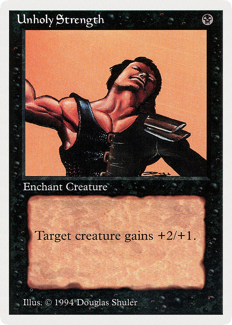 Unholy Strength (SUM-133) - Summer Magic / Edgar - Premium MTG Single from Wizards of the Coast - Just $0.08! Shop now at Game Crave Tournament Store