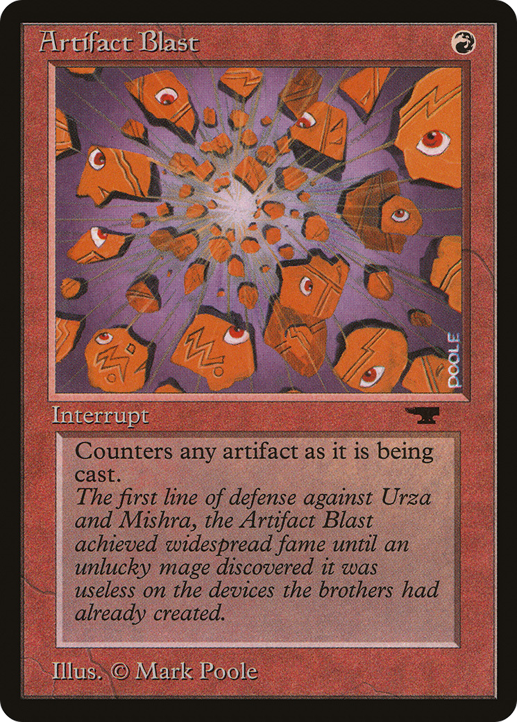 Artifact Blast (ATQ-022) - Antiquities - Premium MTG Single from Wizards of the Coast - Just $2.30! Shop now at Game Crave Tournament Store