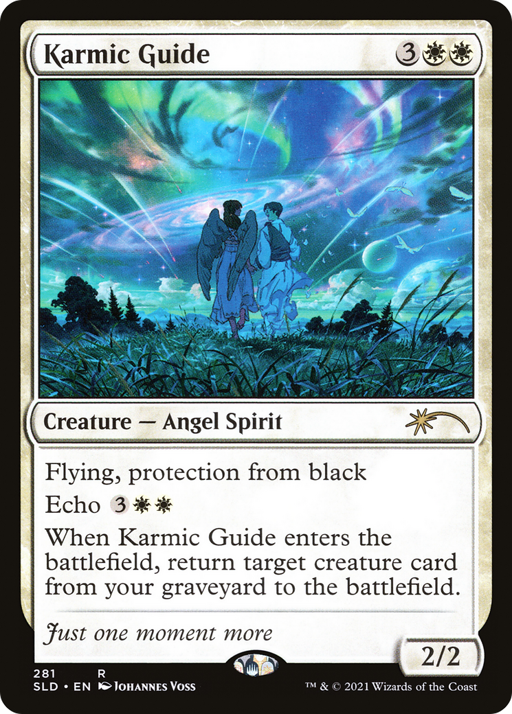 Karmic Guide (SLD-281) - Secret Lair Drop Foil - Premium MTG Single from Wizards of the Coast - Just $1.80! Shop now at Game Crave Tournament Store