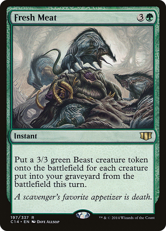 Fresh Meat (C14-197) - Commander 2014 - Premium MTG Single from Wizards of the Coast - Just $0.08! Shop now at Game Crave Tournament Store
