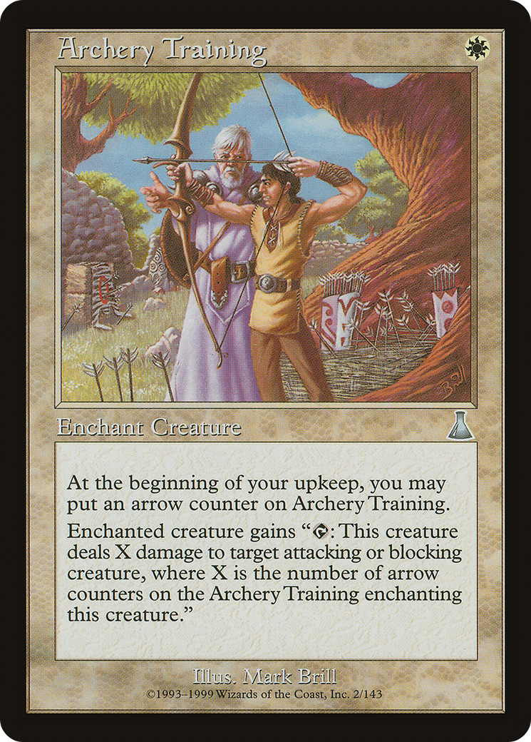 Archery Training (UDS-002) - Urza's Destiny Foil - Premium MTG Single from Wizards of the Coast - Just $4.24! Shop now at Game Crave Tournament Store