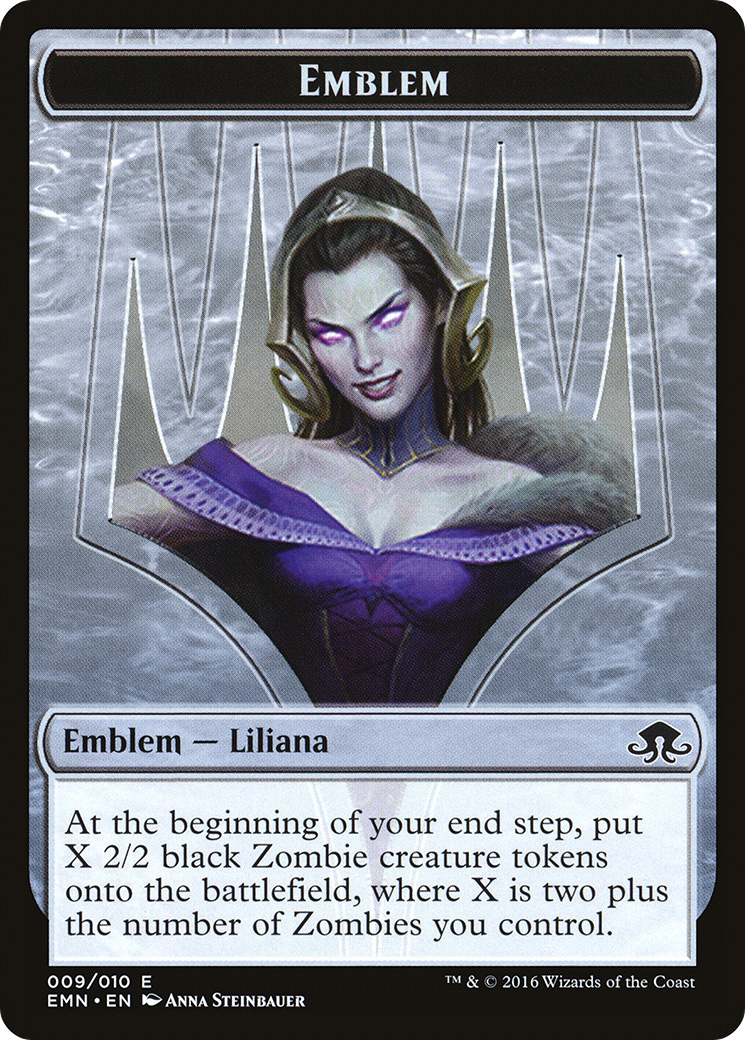 Liliana, the Last Hope Emblem (TEMN-009) - Eldritch Moon Tokens - Premium MTG Single from Wizards of the Coast - Just $0.11! Shop now at Game Crave Tournament Store