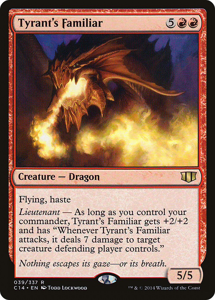 Tyrant's Familiar (C14-039) - Commander 2014 - Premium MTG Single from Wizards of the Coast - Just $0.26! Shop now at Game Crave Tournament Store