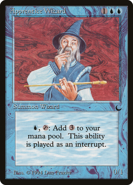 Apprentice Wizard (DRK-021) - The Dark - Premium MTG Single from Wizards of the Coast - Just $1.26! Shop now at Game Crave Tournament Store