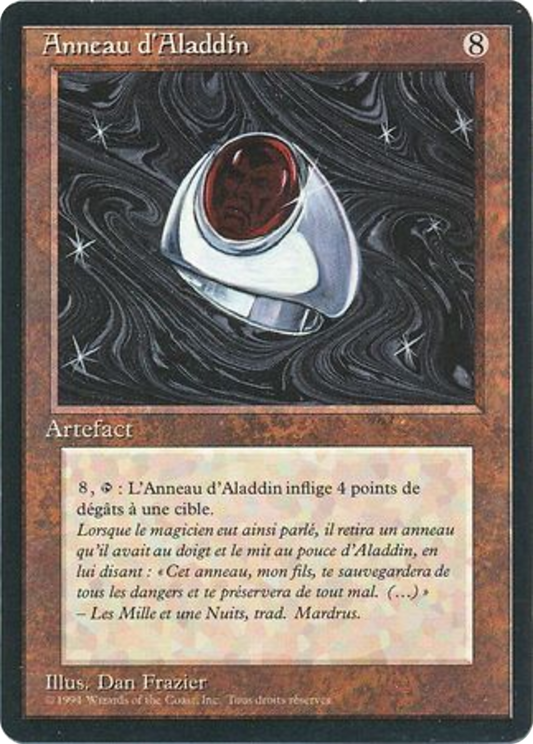 Aladdin's Ring (FBB-232) - Foreign Black Border - Premium MTG Single from Wizards of the Coast - Just $1.44! Shop now at Game Crave Tournament Store