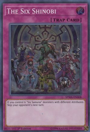 The Six Shinobi (SPWA-EN008) - Spirit Warriors 1st Edition - Premium Yugioh Single from Konami - Just $0.24! Shop now at Game Crave Tournament Store