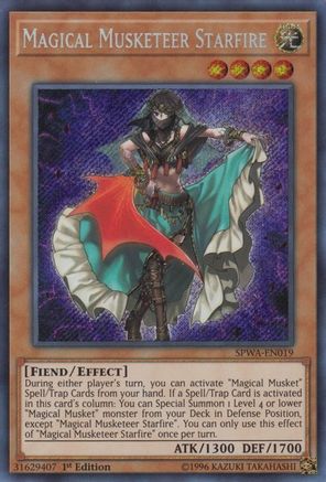 Magical Musketeer Starfire (SPWA-EN019) - Spirit Warriors 1st Edition - Premium Yugioh Single from Konami - Just $1.42! Shop now at Game Crave Tournament Store